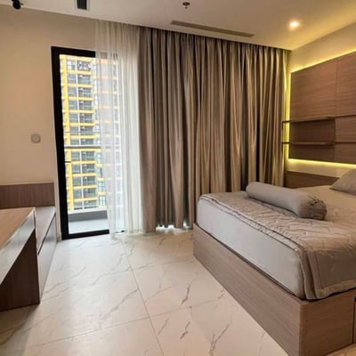 Long-term furnished studio apartment rental, Opus One, Ho Chi Minh City (Saigon), Vietnam