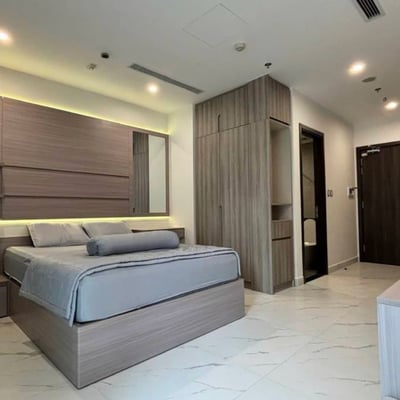 Long-term furnished studio apartment rental, Opus One, Ho Chi Minh City (Saigon), Vietnam