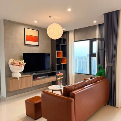 Long-term rental of a modern furnished apartment, Vinhomes Grand Park (Rainbow), Ho Chi Minh City (Saigon), Vietnam