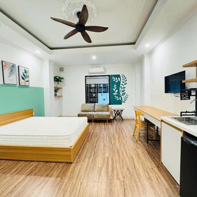 Furnished 30 m² studio apartment for rent, Da Nang, Vietnam