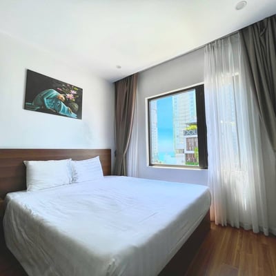 Location d'appartement lumineux avec vue sur la mer, district de Son Tra, Da Nang, Viêt Nam