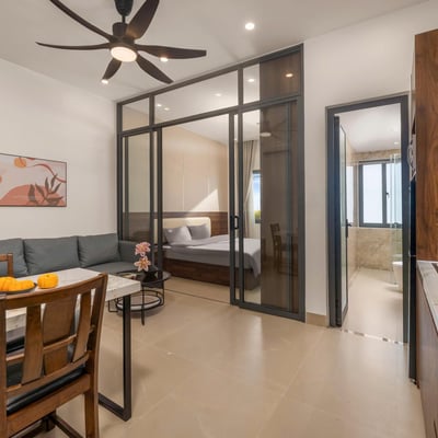 Spacious, bright apartment with mountain view for rent, Da Nang, Vietnam