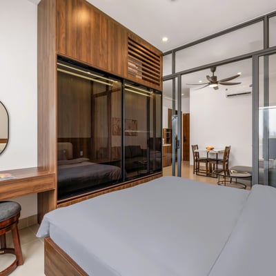 Geräumige, helle Wohnung mit Bergblick zur Miete, Da Nang, Vietnam