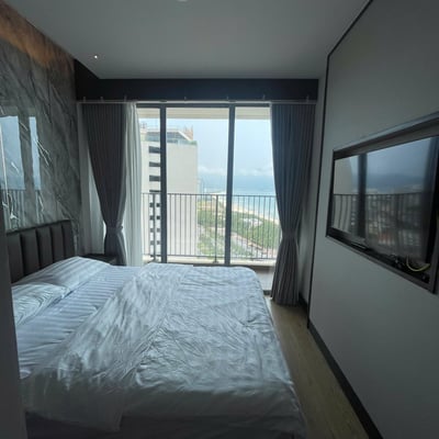 Alquiler de apartamento exclusivo y amueblado con vista al océano, 125 m², Da Nang, Vietnam
