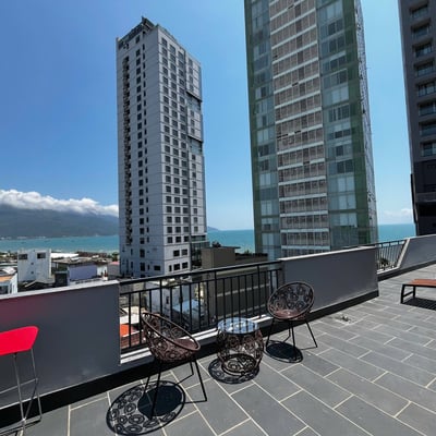 Rent a bright, comfortable apartment with balcony, Son Tra, Da Nang, Vietnam