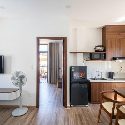 Аренда стильного пентхауса с балконом, 55 м², Дананг, Вьетнам