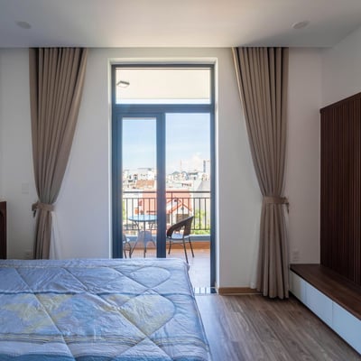 Аренда стильного пентхауса с балконом, 55 м², Дананг, Вьетнам