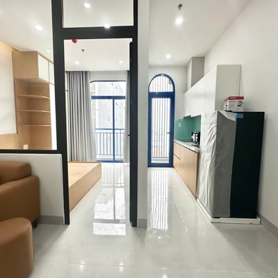 Bright and cozy apartment for rent near the beach, 40 m², Da Nang, Vietnam