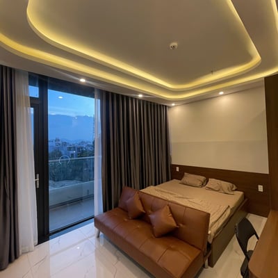 Appartement cosy avec vue sur la rivière à louer, quartier Ngu Hanh Son, Da Nang, Vietnam