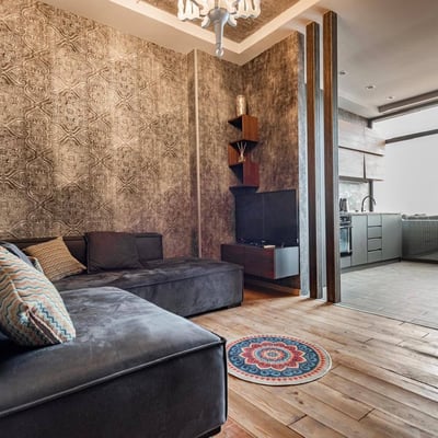 Vermietung einer gemütlichen, komfortablen Wohnung mit Terrasse, Batumi, Georgien