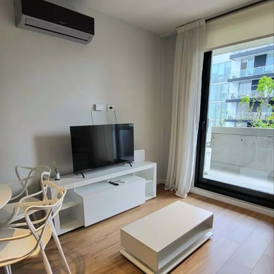 Departamento de 2 habitaciones con balcón en el 5° piso en un edificio nuevo con comodidades, Palermo, Buenos Aires