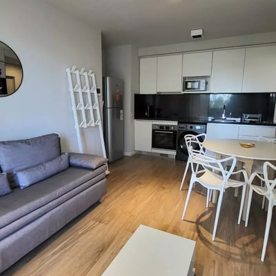 Departamento de 2 habitaciones con balcón en el 5° piso en un edificio nuevo con comodidades, Palermo, Buenos Aires