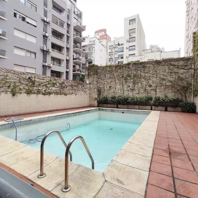 Spacious 3-bedroom apartment 105m² with a balcony and amenities in Palermo, Buenos Aires