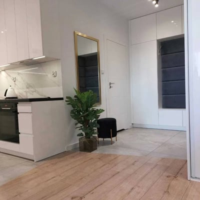 Miete einer gemütlichen, modernen Wohnung, 35 m², Grzegórzki, Krakau, Polen