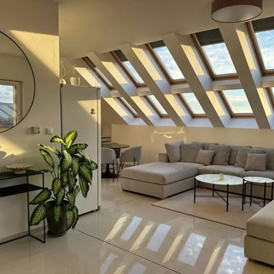 Langzeitmiete einer 3-Zimmer-Wohnung, 85 m², in Vajnory, Bratislava, Slowakei