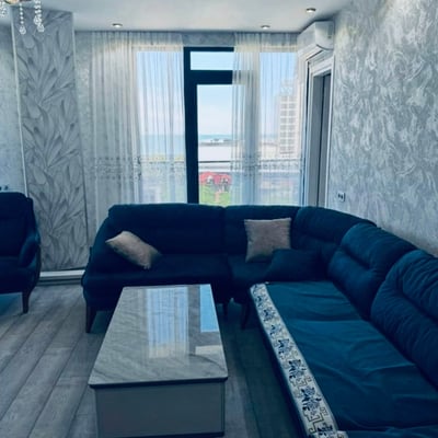 Spacious and furnished apartment for rent with a sea view, Batumi
