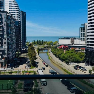Spacious and furnished apartment for rent with a sea view, Batumi
