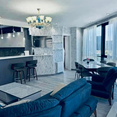 Spacious and furnished apartment for rent with a sea view, Batumi