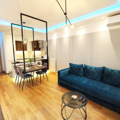 Аренда современной квартиры, 48 м², Wellport, Новый Белград, Сербия