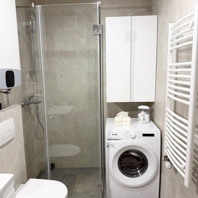 Miete einer stilvollen, modernen Wohnung, 45 m², Wohnanlage The One, Neu-Belgrad, Serbien