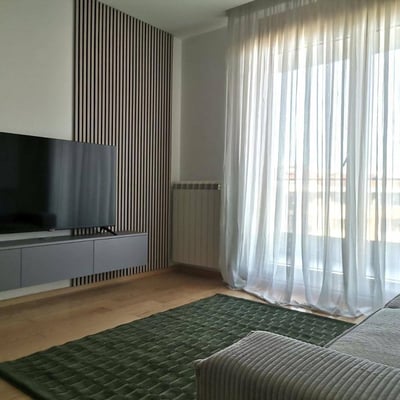Rent of a bright, furnished apartment, 56 m², Central Garden residential complex, Belgrade, Serbia