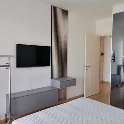 Rent of a bright, furnished apartment, 56 m², Central Garden residential complex, Belgrade, Serbia