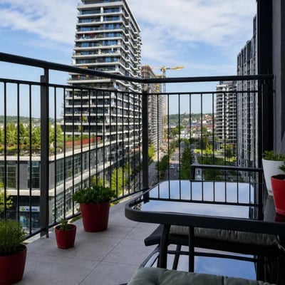 Rent a premium apartment with river view, 89 m², BW Vista, Belgrade, Serbia
