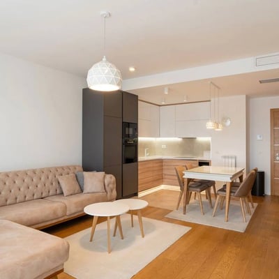 Alquiler de apartamento premium con terraza, 62 m², Skyline, Belgrado, Serbia