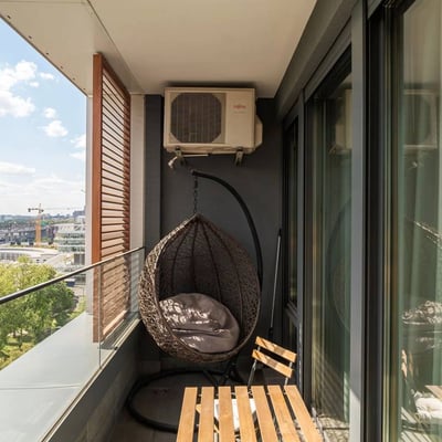 Rent a premium apartment with terrace, 62 m², Skyline, Belgrade, Serbia