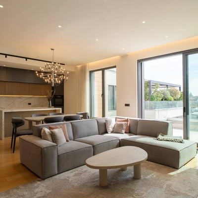 Rent a luxury penthouse, 144 m², Novi Dorćol Residential Complex, Belgrade, Serbia