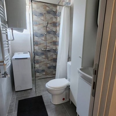Helle, gemütliche Wohnung 52m² mit Terrasse zur Miete, Čukariča, Belgrad, Serbien