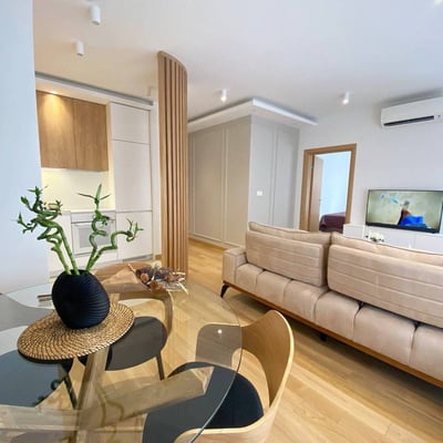 Cozy Apartment 45m² with Terrace for Rent, Vračar, Belgrade, Serbia