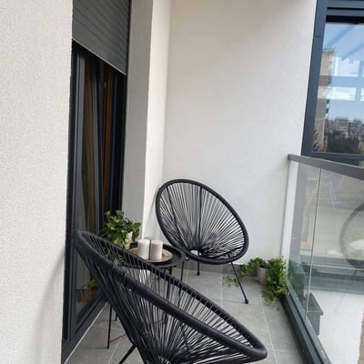 Аренда уютной квартиры 45м² с террасой, Врачар, Белград, Сербия