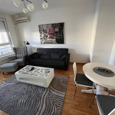 Bright Apartment 41m² for Rent in Belville Residential Complex, New Belgrade, Serbia