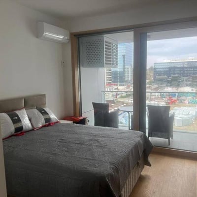 Neue Wohnung 60m² zur Miete im Wohnkomplex Wellport 65, Neu-Belgrad, Serbien