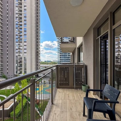 Moderne Wohnung 55m² zur Miete im Wohnkomplex BW Aurora, Belgrad, Serbien