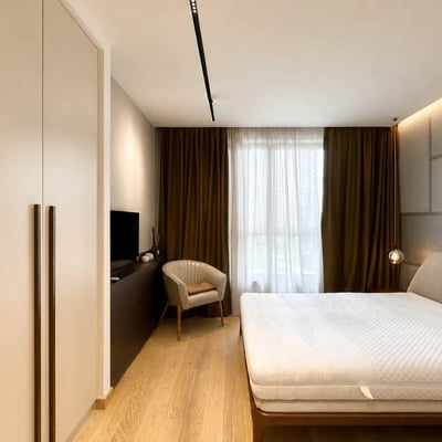 Moderne Wohnung 55m² zur Miete im Wohnkomplex BW Aurora, Belgrad, Serbien