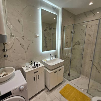Apartamento luminoso 50m² en alquiler en complejo residencial K-District, Belgrado, Serbia