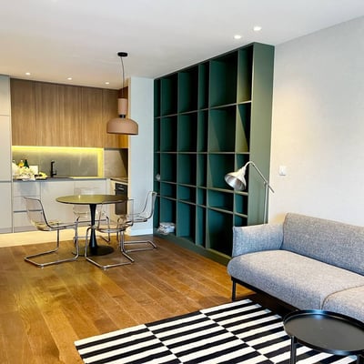 Apartamento nuevo 58m² en alquiler en complejo premium, centro de la ciudad, Belgrado, Serbia