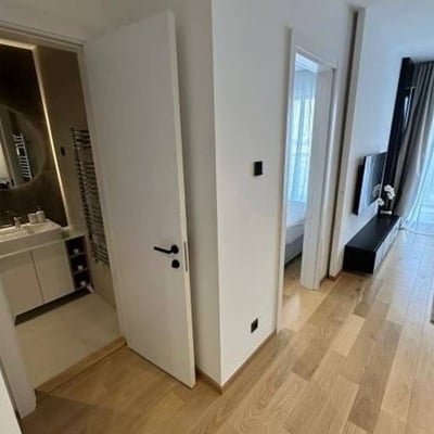 Bright Apartment 56m² for Rent in Novi Dorčol Residential Complex, Belgrade, Serbia