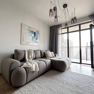 Apartamento moderno 54m² en alquiler en complejo residencial BW Aurora, Belgrado, Serbia