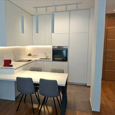 Wohnung 55m² zur Miete im Wohnkomplex Central Garden, Belgrad, Serbien