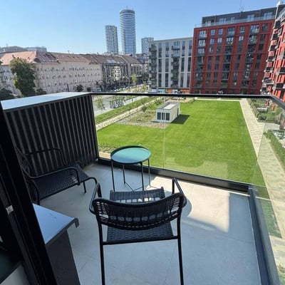 New Modern Apartment 55m² for Rent in BW Quartet 3 Residential Complex, Belgrade, Serbia