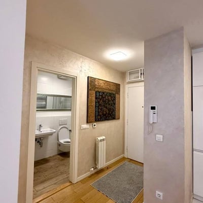 Apartamento moderno 54m² en alquiler en complejo residencial A Block, Nuevo Belgrado, Serbia