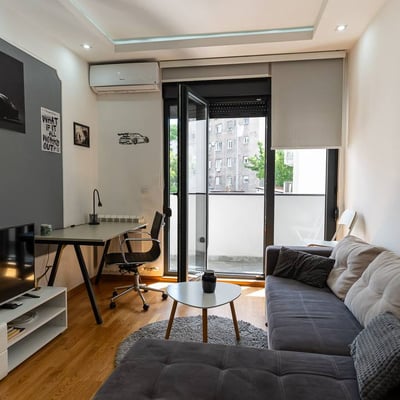 Appartement cosy 45m² à louer au centre-ville, Belgrade, Serbie