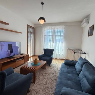 Аренда уютной квартиры 56м² в жилом комплексе Wellport, Новый Белград, Сербия