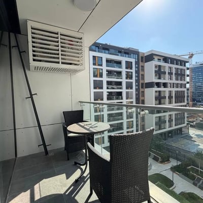 Cozy Apartment 56m² for Rent in Wellport Residential Complex, New Belgrade, Serbia