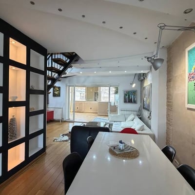 Luxury Two-Story Apartment 140m² for Rent, Zvezdara, Belgrade, Serbia