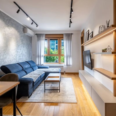 New Apartment 50m² for Rent in Wellport Belgrade Residential Complex, Belgrade, Serbia
