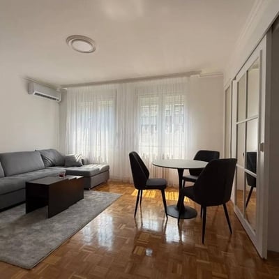 Bright Apartment 46m² for Rent, Vračar, Belgrade, Serbia
